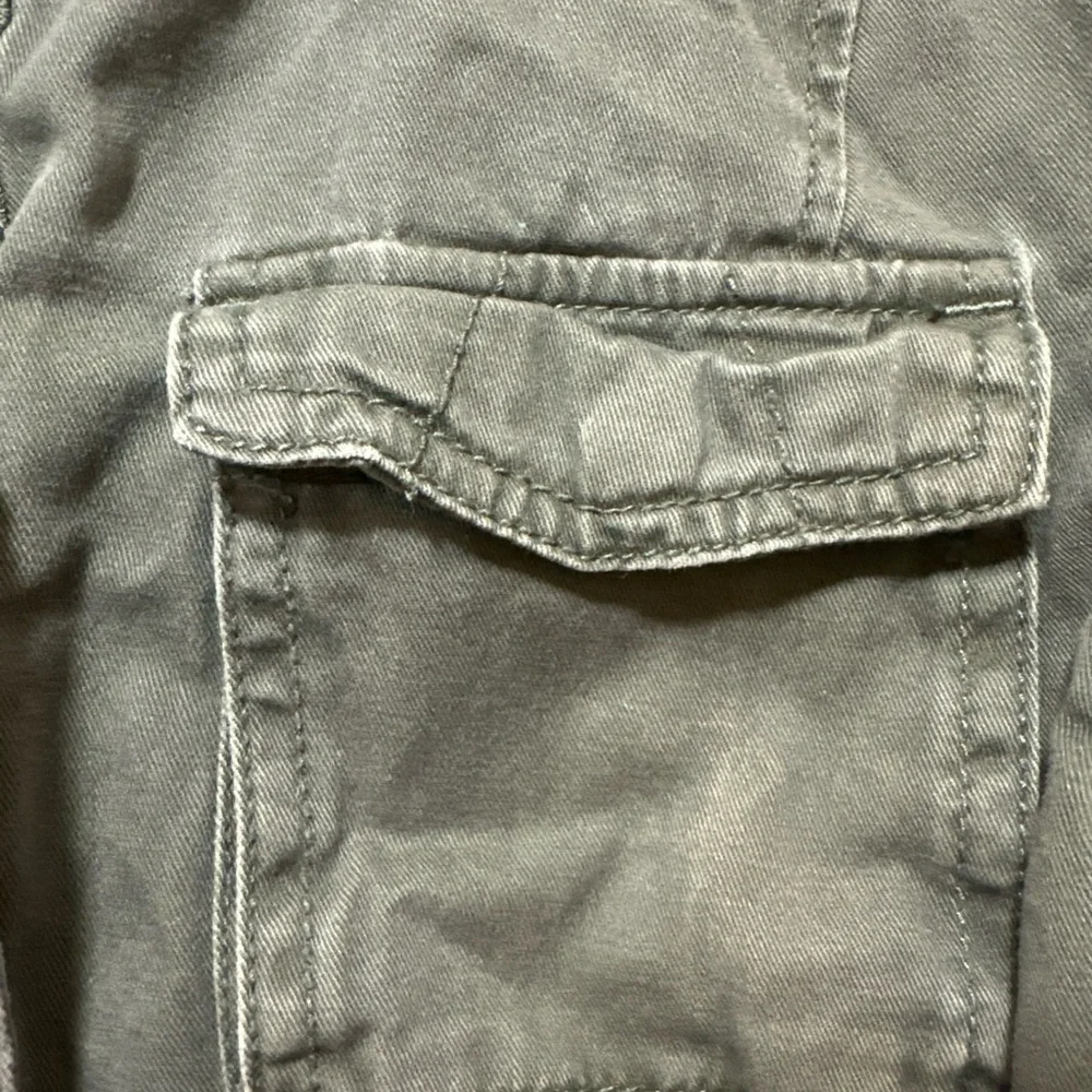 Aeropostale Women's Utility Jacket with Patterned Sleeves - Picture 4 of 8
